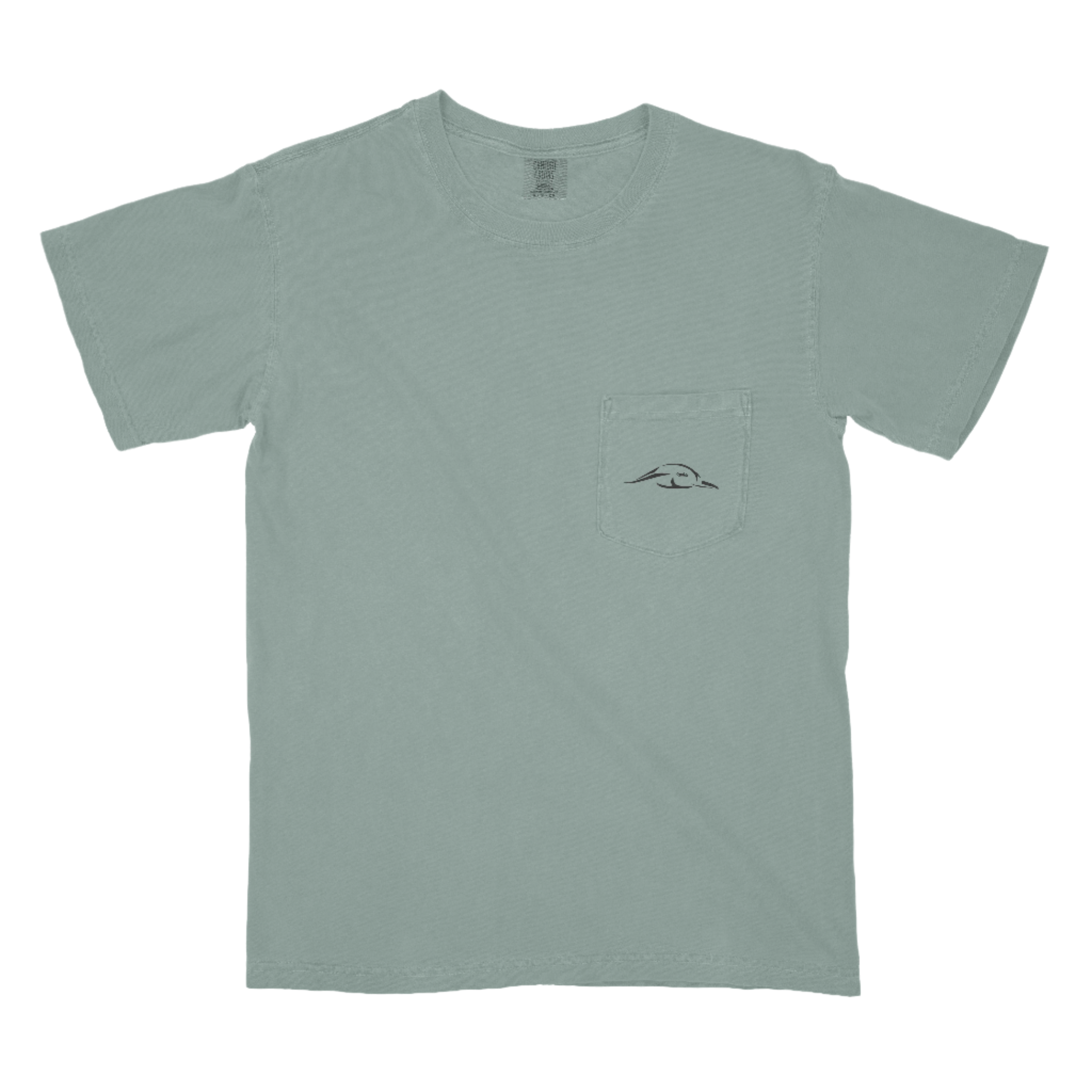 Bass Fishing Light Green with Pocket