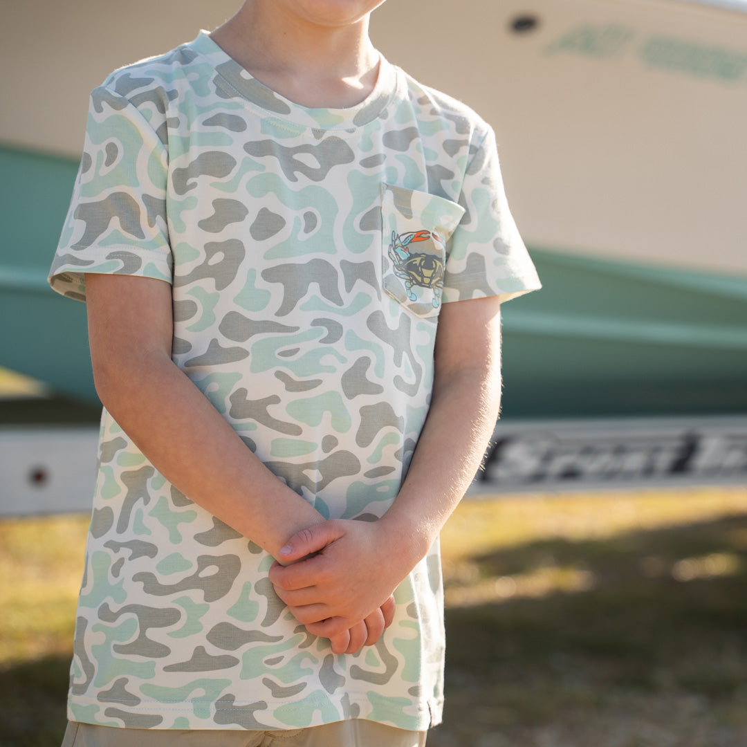Youth Pursuit Bamboo Pocket T (Crab)