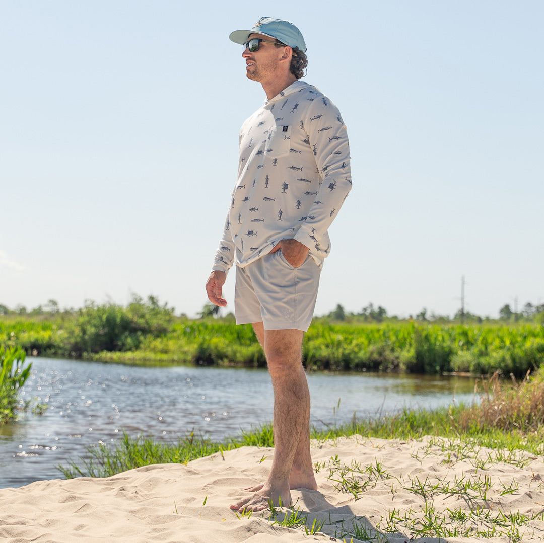 Bamboo Hoodie (White Pelagic)