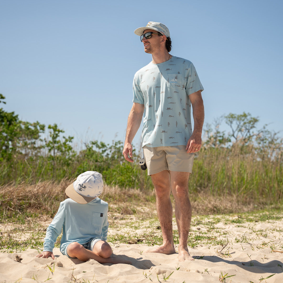 Bamboo Classic Pocket T (Blue Pelagic)