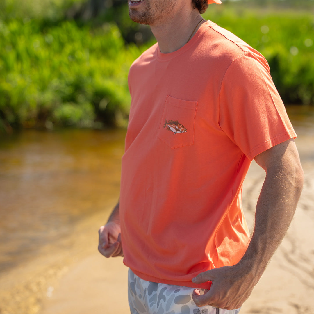 Pursuit Series Bamboo Pocket T (Snapper)