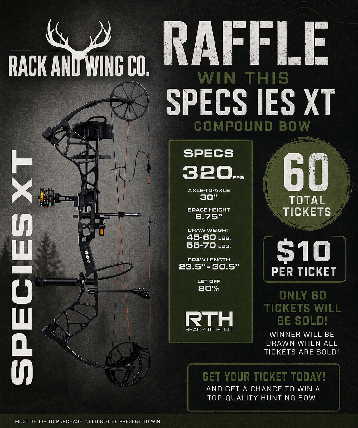 **Bear Species XT raffle**