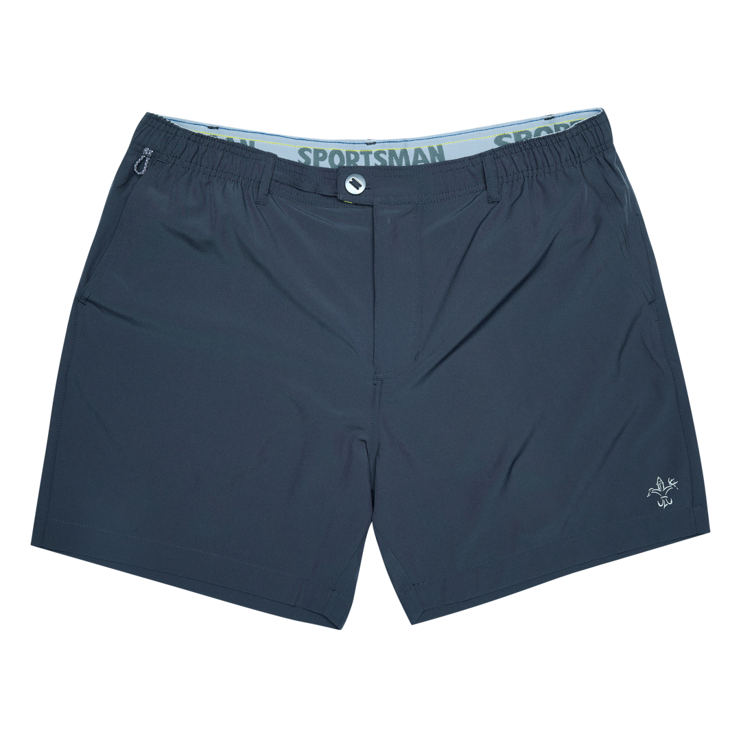 6" Fly Stretch Shorts (Asphalt)