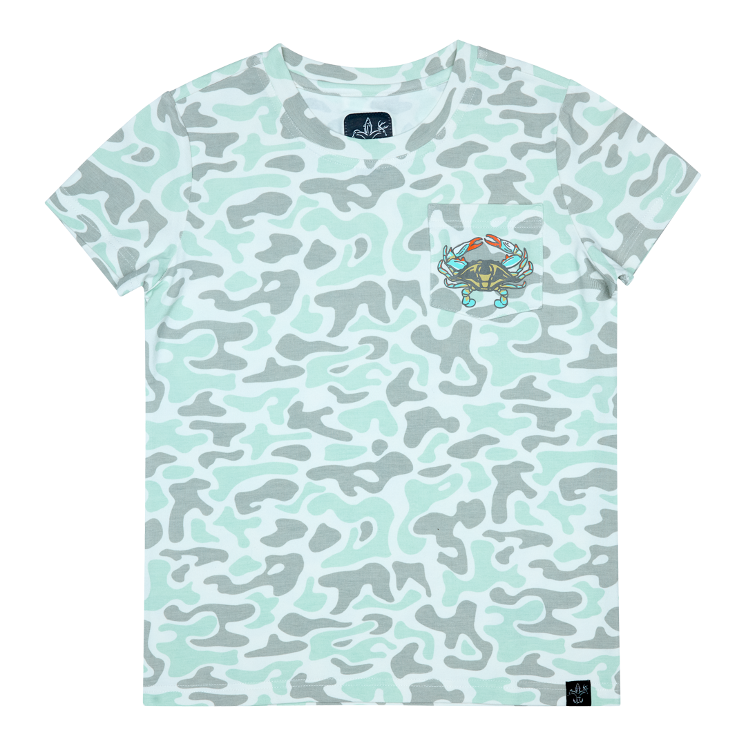 Youth Pursuit Bamboo Pocket T (Crab)