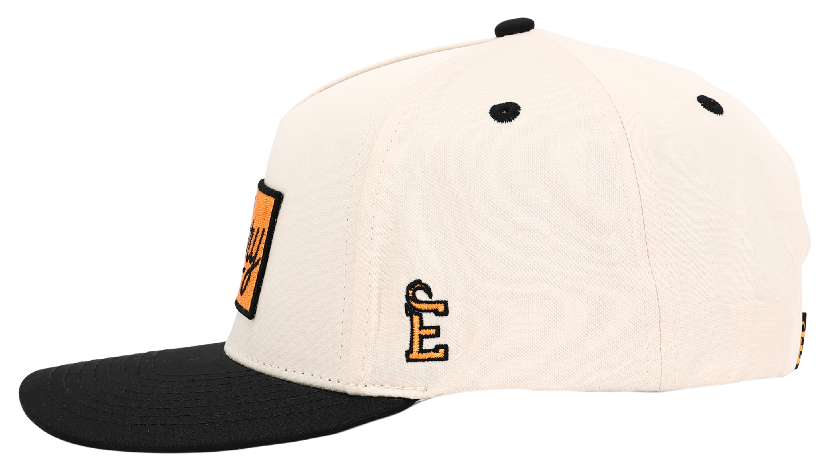 Cream/Black - Logo Patch