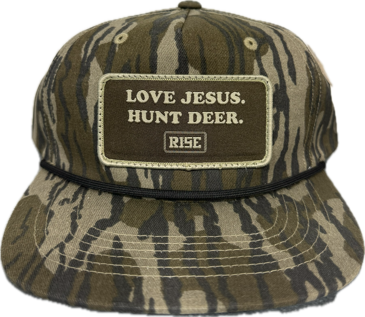 LOVE JESUS. HUNT DEER. - Patch Hat - LOST. Goat Rope