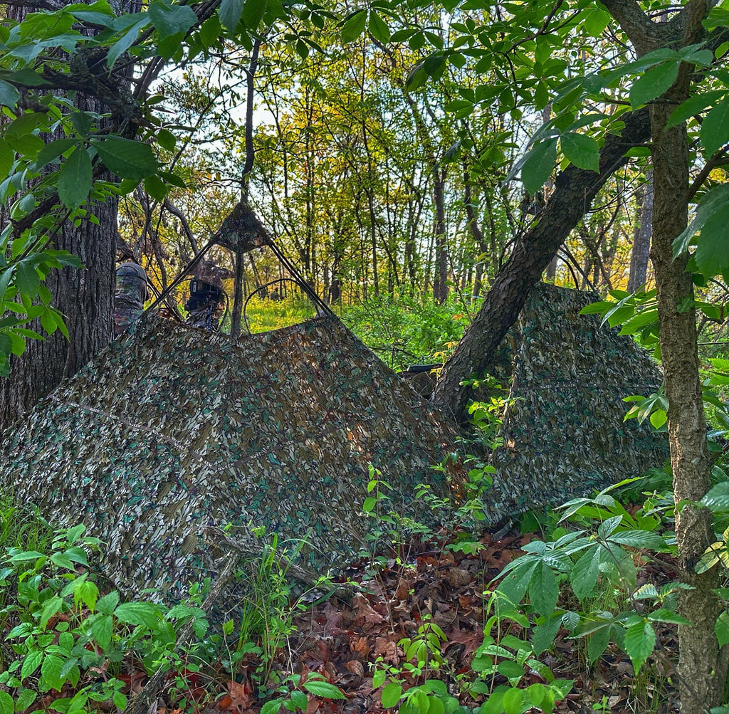 Hunting Blind - Mossy Oak Greenleaf 3D Leafy