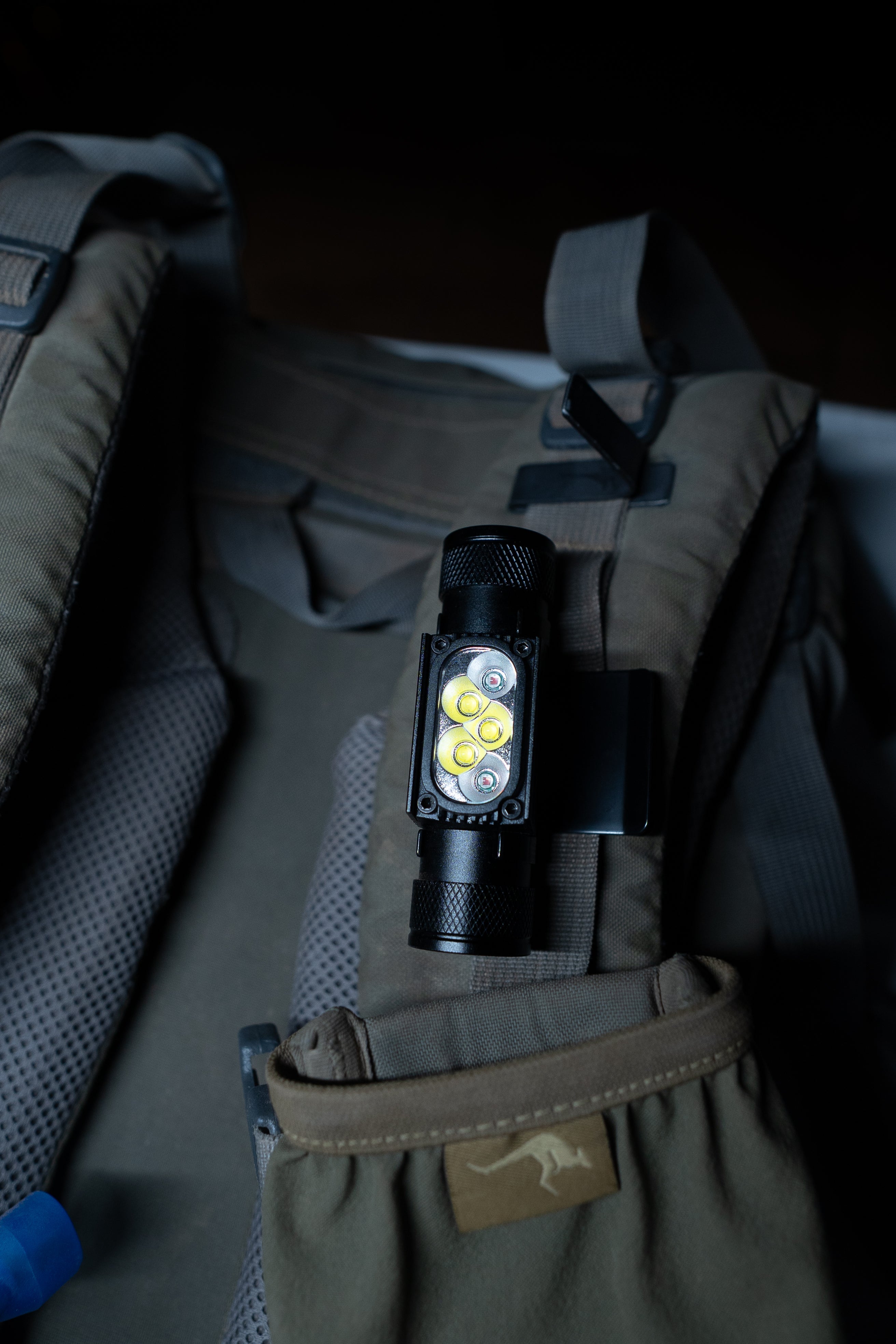 Headlamp Hat/Backpack Clip