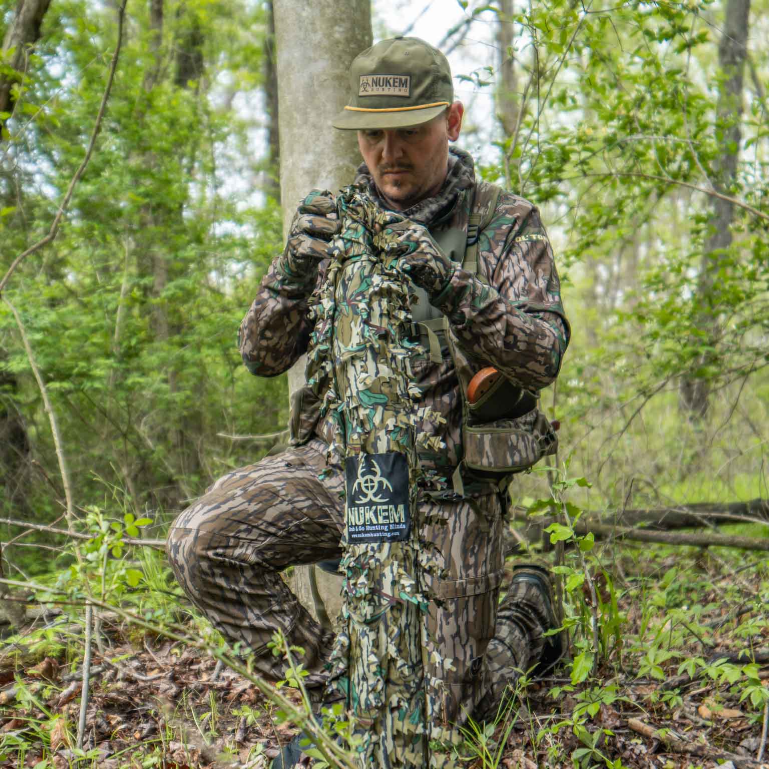 Hunting Blind - Mossy Oak Greenleaf 3D Leafy