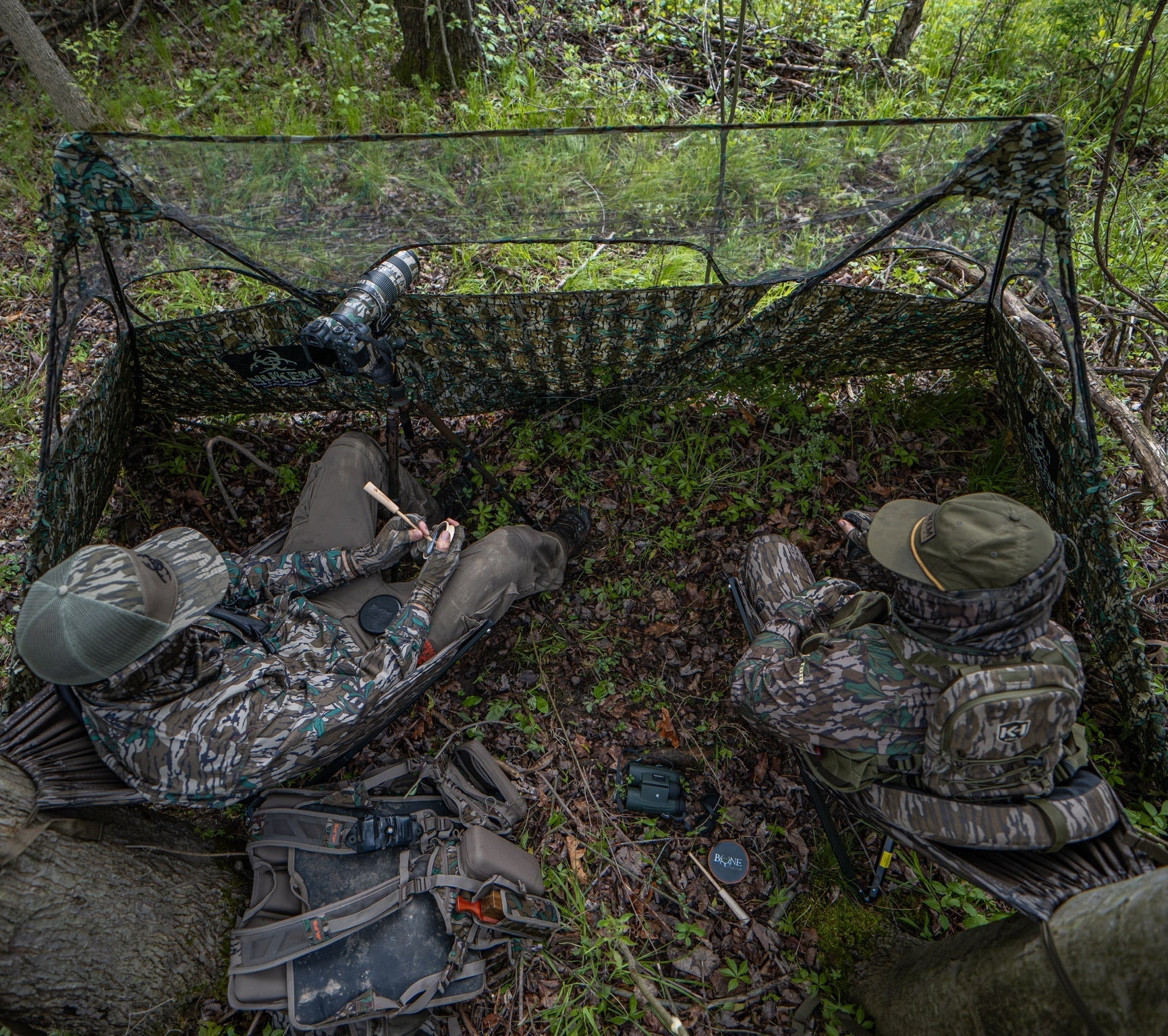 Double Up System - Mossy Oak Greenleaf 3D Leafy