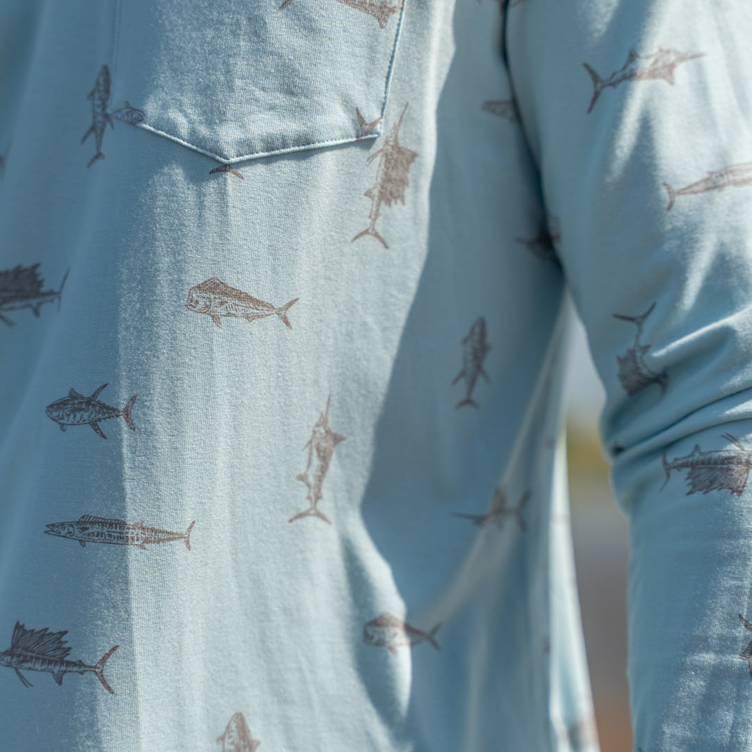 Bamboo Hoodie (Blue Pelagic)