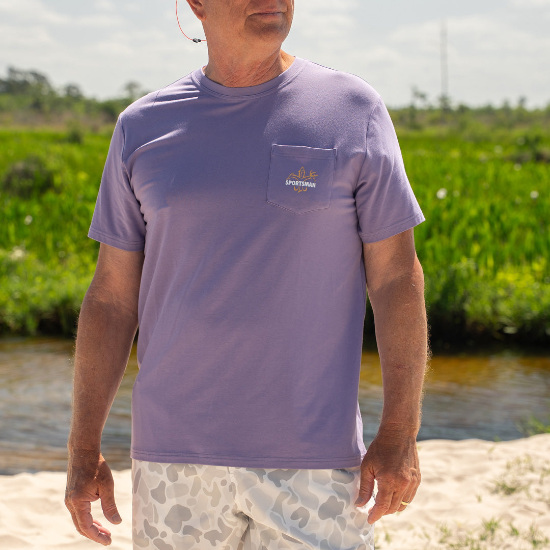 Bamboo Classic Pocket T (Purple Haze)