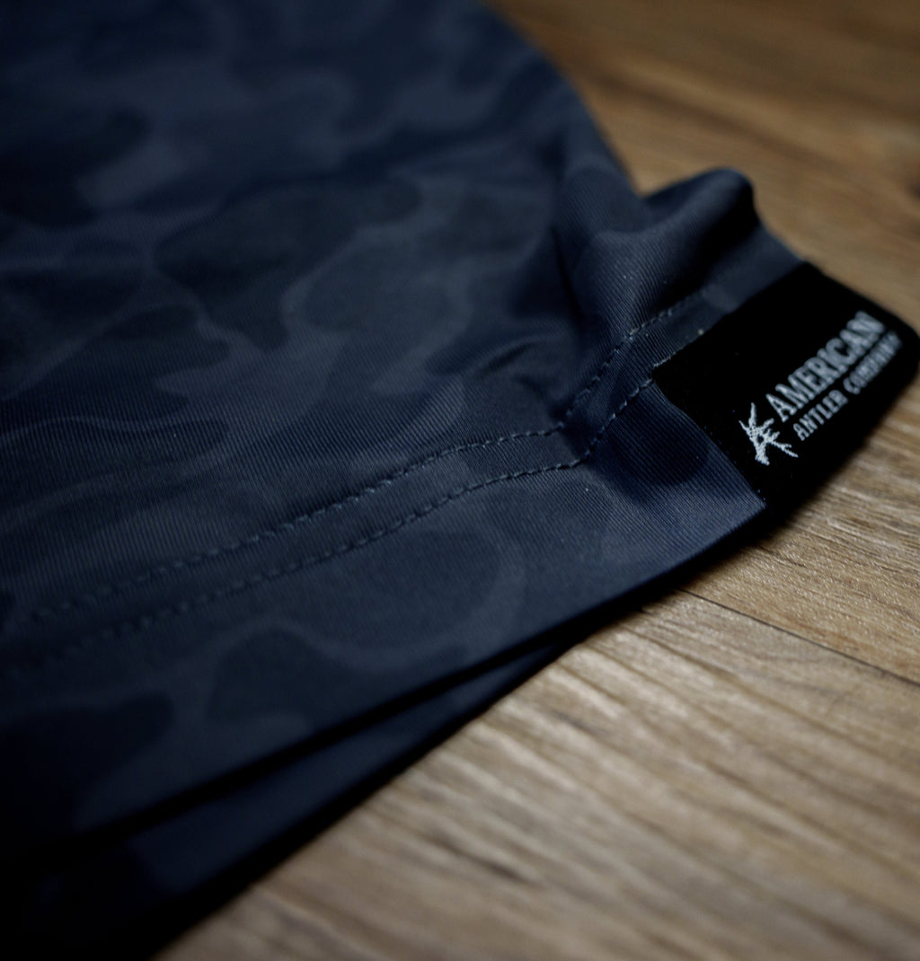 Black Marsh Duck Camo Golf Polo