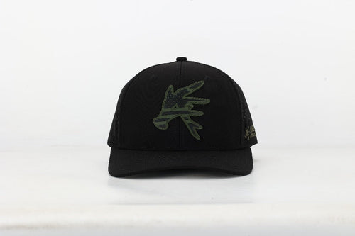 American Antler BLACK Stars and Bars Performance Snapback Hat