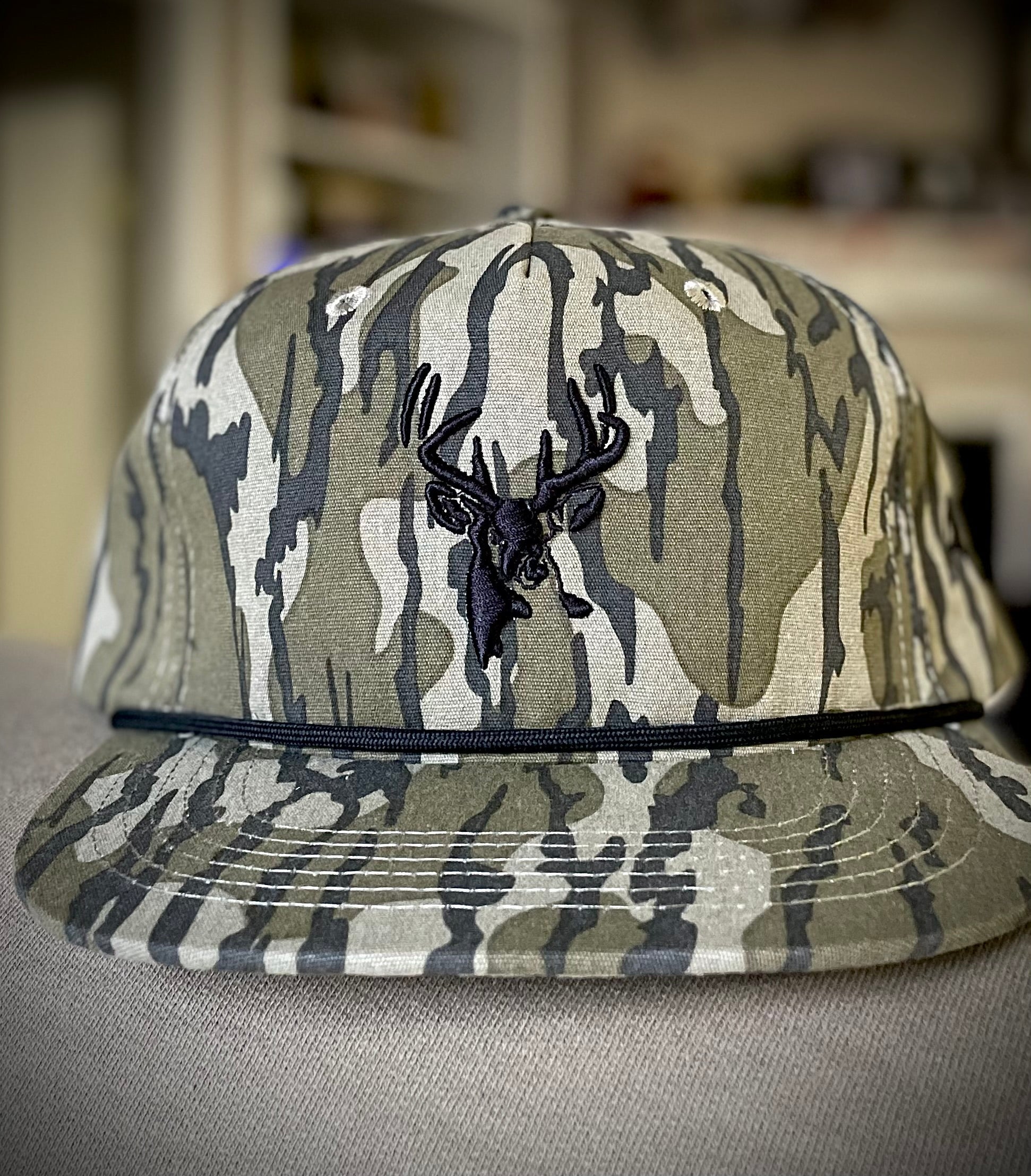 Old Rope Hat Original Mossy Oak w/ Buck Logo
