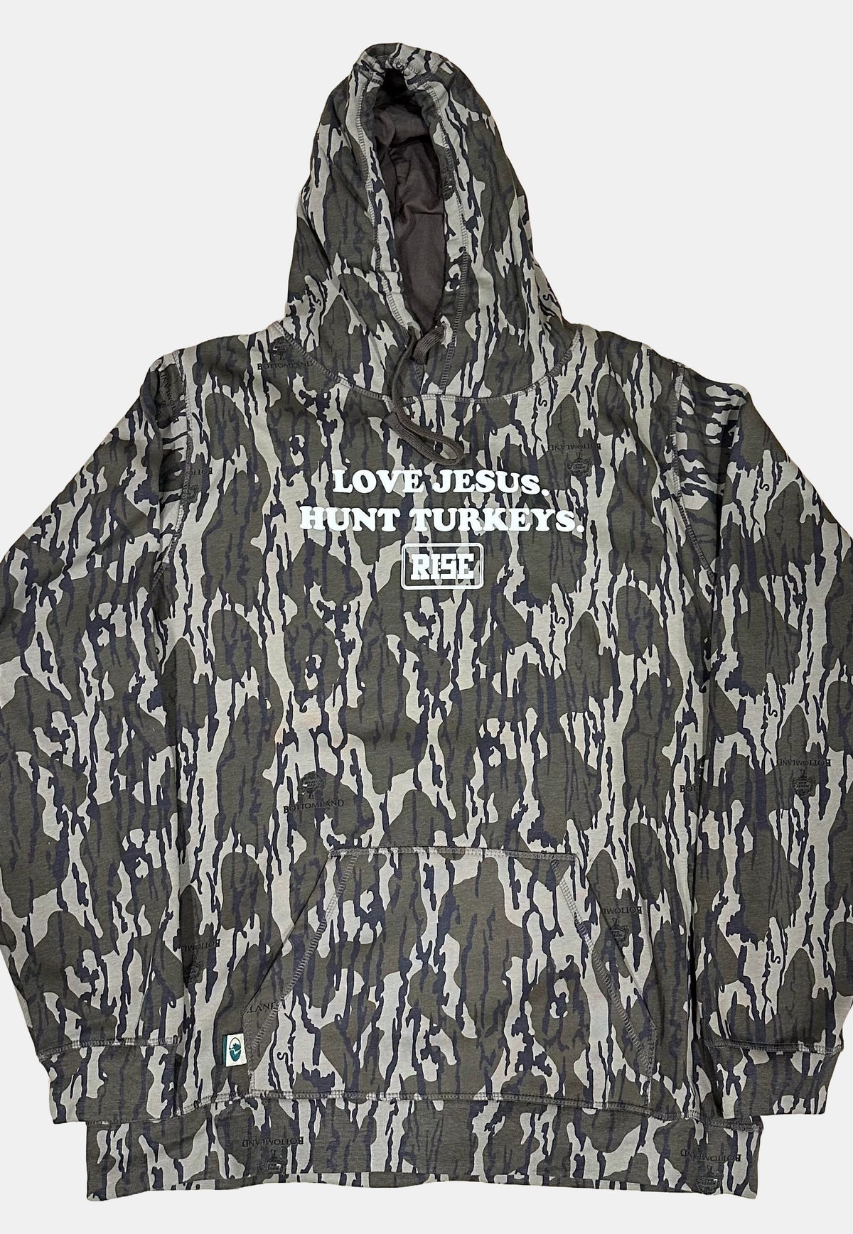 LOVE JESUS. HUNT TURKEYS. Hooded Sweatshirt