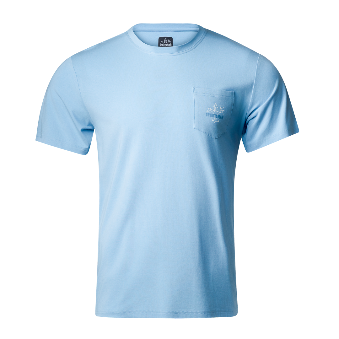 Bamboo Classic Pocket T (Captains Blue)