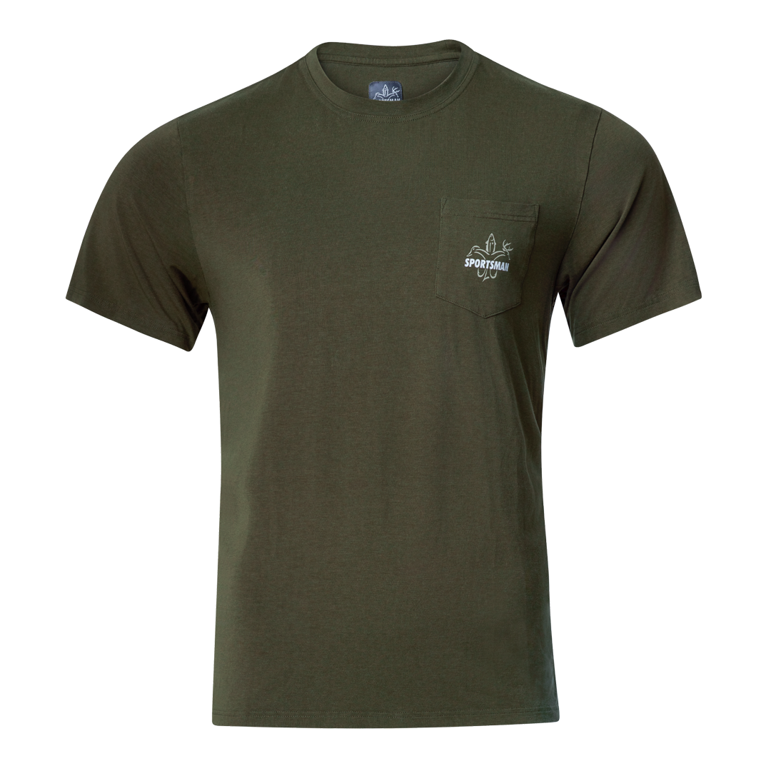 Bamboo Classic Pocket T (Moss)