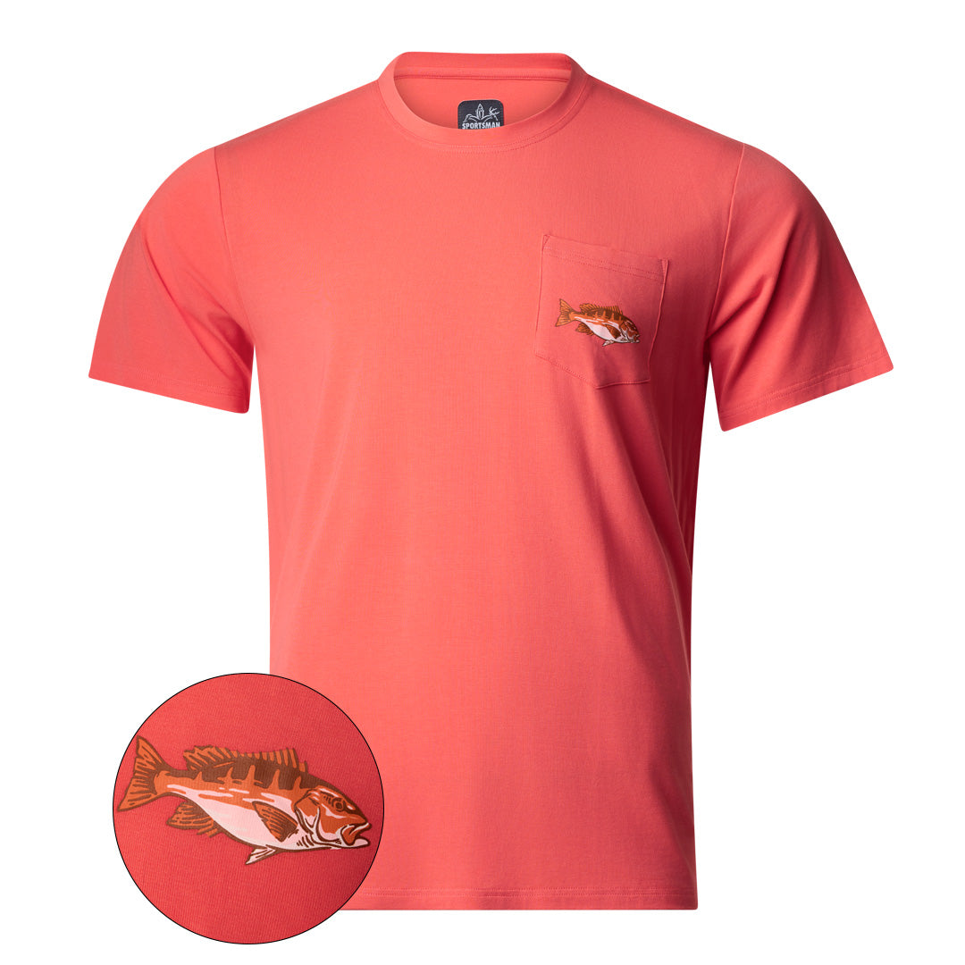 Pursuit Series Bamboo Pocket T (Snapper)