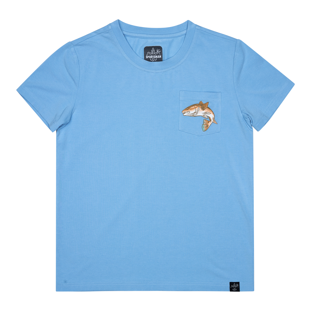 Youth Pursuit Bamboo Pocket T (RedFish)