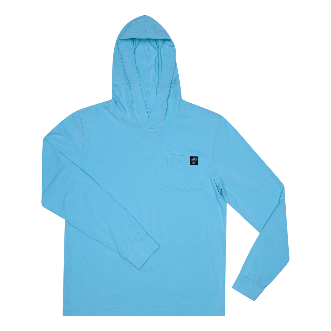 Youth Bamboo Hoodie (Aquamarine)