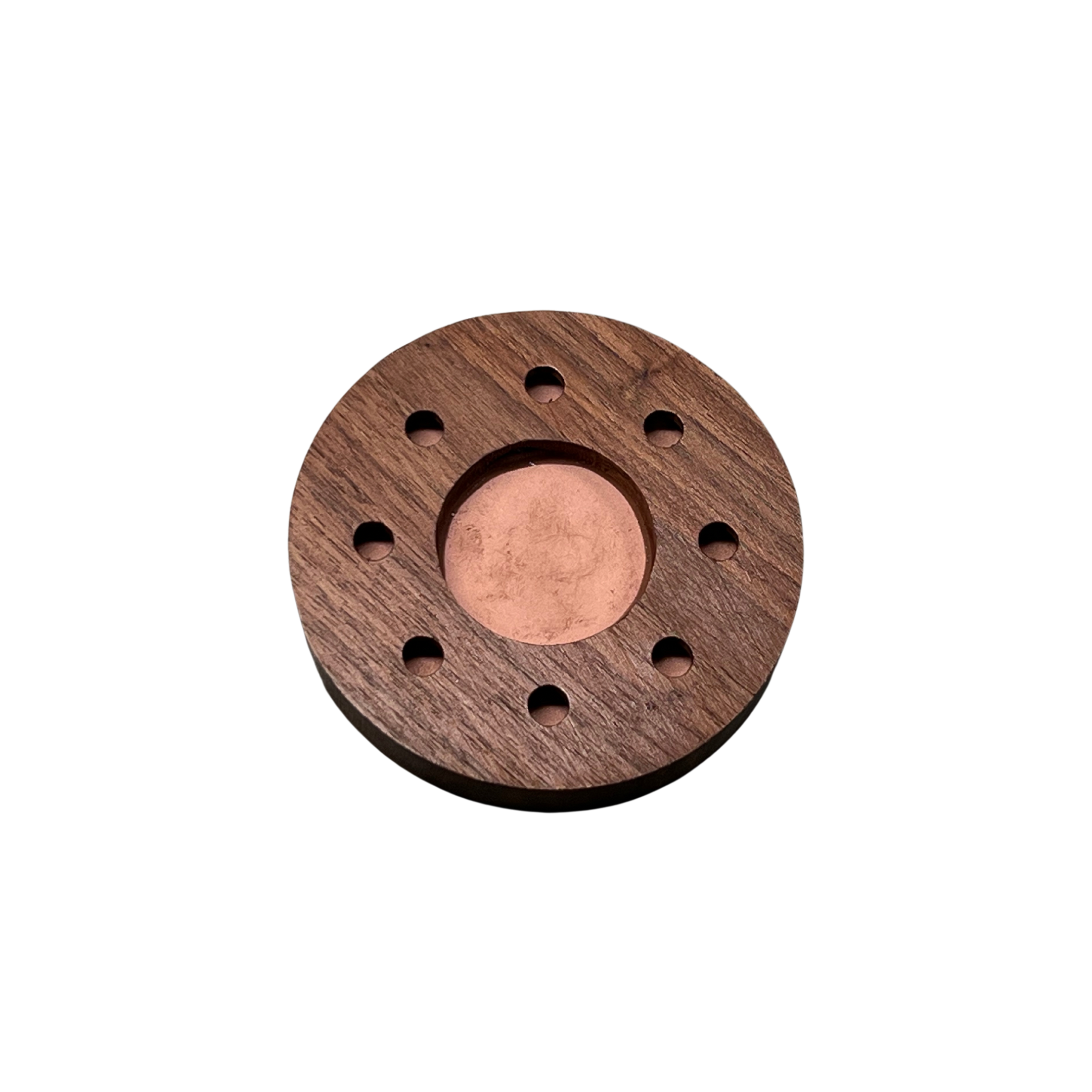 Double Sided Slate Top w/ Blasted Copper Bottom Wooden Pot Call