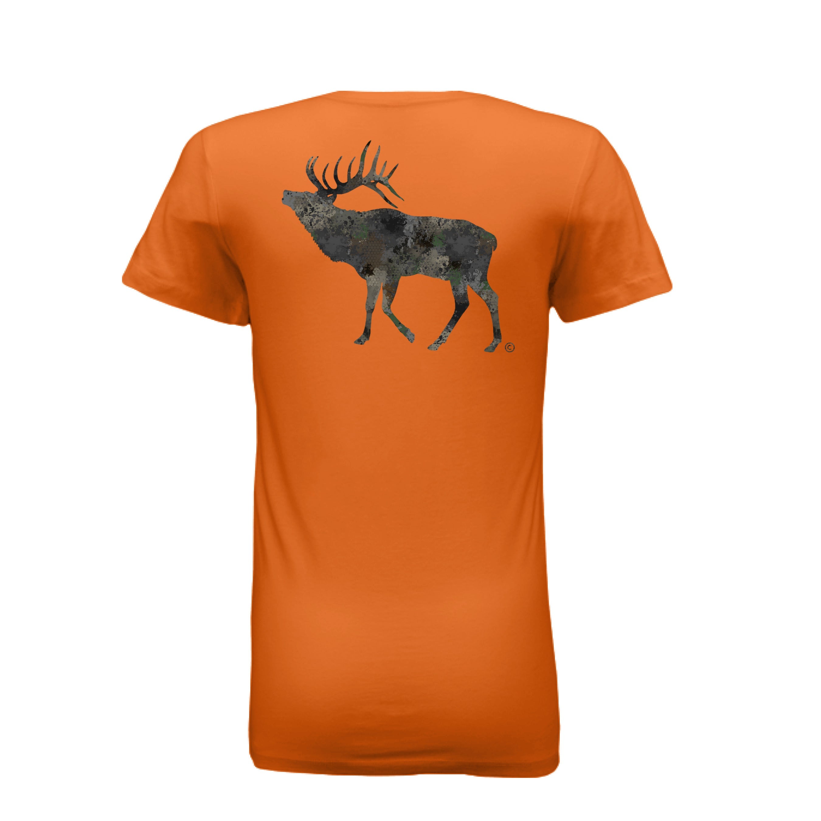 Women’s Timber Splash Burst Camo Elk T-Shirt