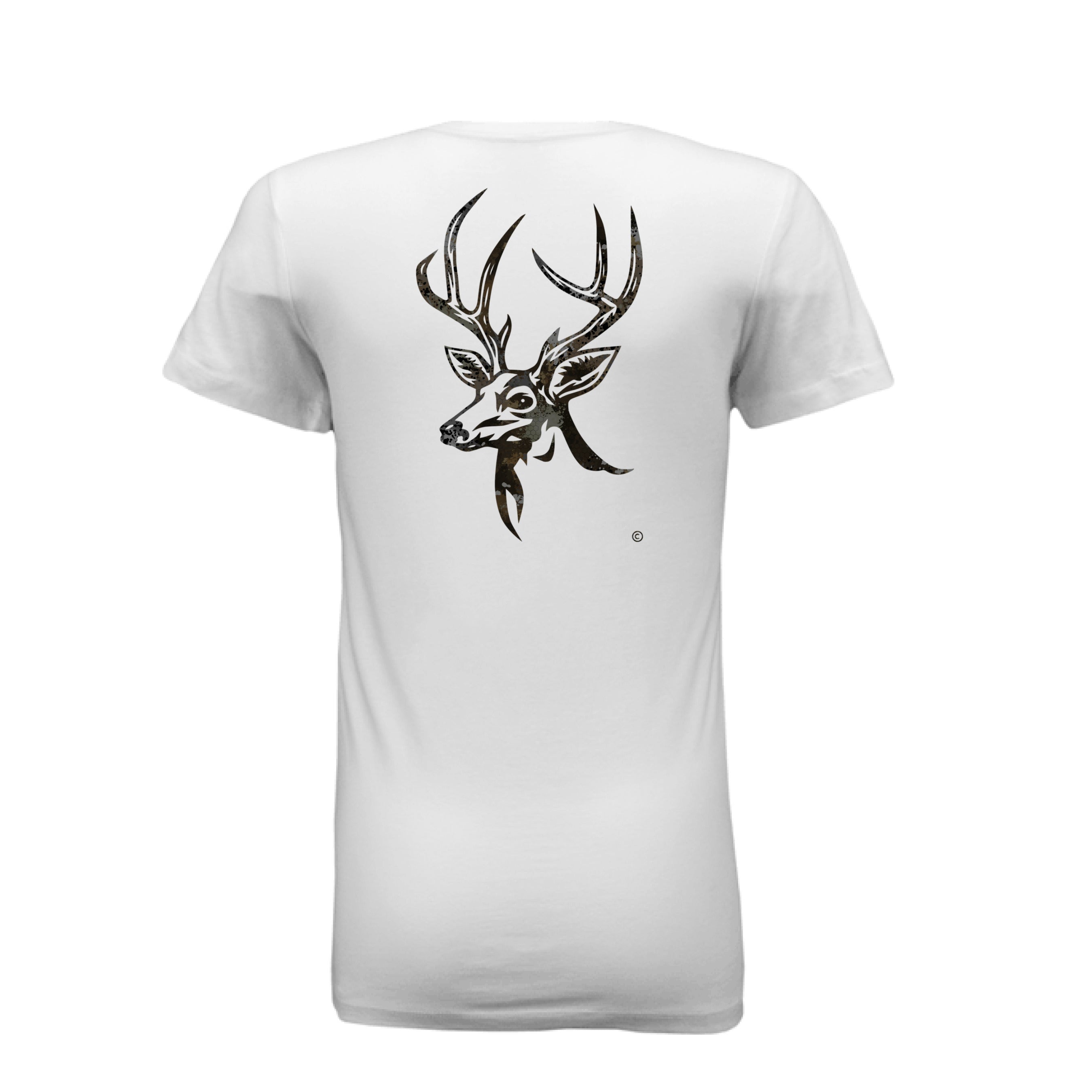 Women’s Harvest Splash Burst Camo Buck T-Shirt
