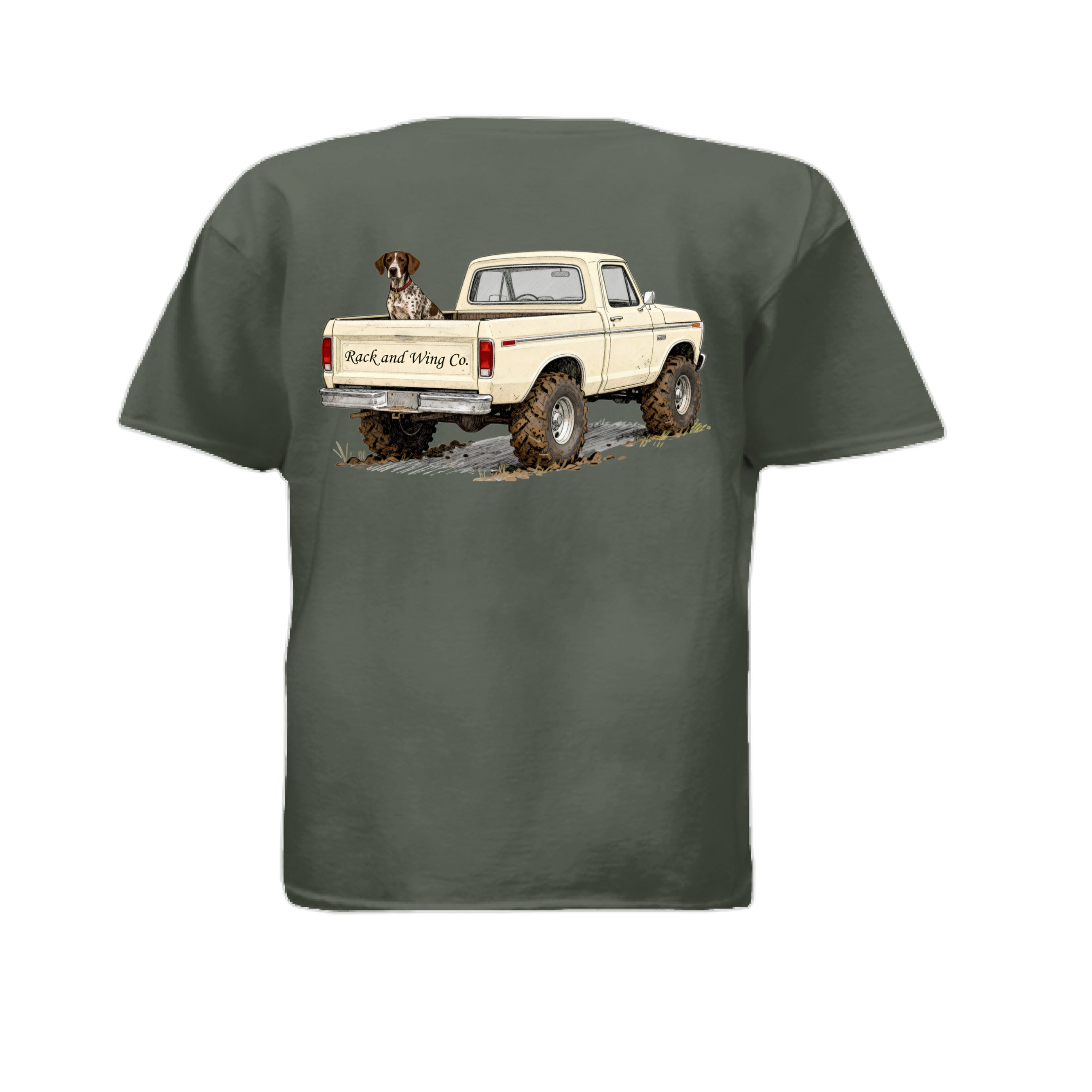 MILITARY GREEN - BACK