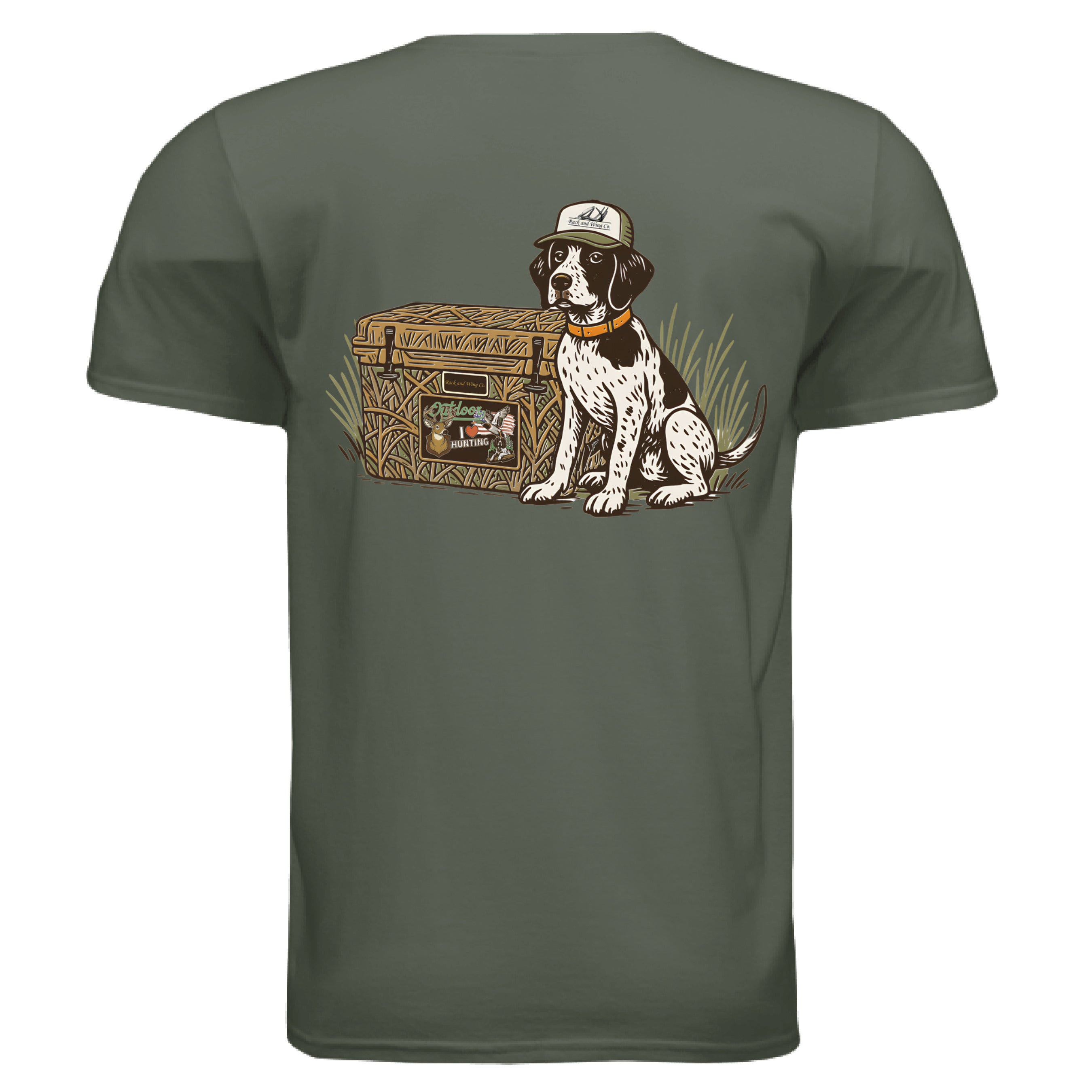 MILITARY GREEN - BACK