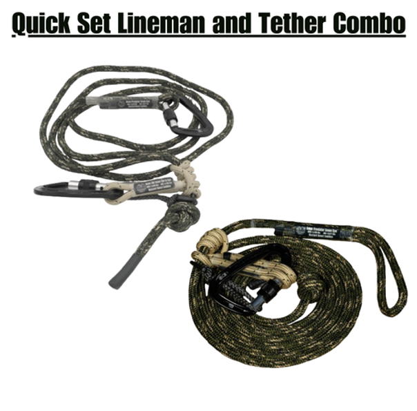 Quick Set Lineman and Tether Combo